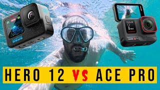 Insta360 Ace Pro vs GoPro Hero 12 - Underwater Comparison