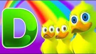 Learning Songs Phonics Song + Five Little Ducks + Ten in the bed  @DelTvKids   #nurseryrhymes