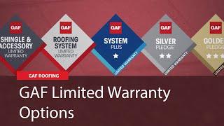 GAF Limited Warranty Options | GAF Roofing