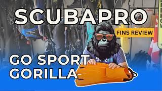 SCUBA dive like a Gorilla!  ScubaPro Go Sport Gorilla [Fins Review 2024]