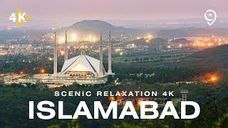 Scenic Relaxation 4K Islamabad City 2023 Drone Footage & Aerial Views with Relaxing Music