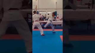 what a clear ura mawashi #shorts #karate #kumite #fight