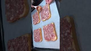 Haben Sie Hackfleisch und Brot? Ein unglaublich leckeres und einfaches Rezept!#shorts