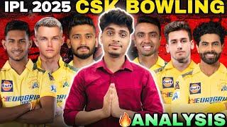 IPL 2025 - Chennai Super Kings Full New Bowling Analysis | CSK New Bowling Combination Review