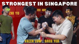 Strength Check With the TOP 4 Armwrestlers in Singapore