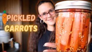 PICKLING CARROTS: How to Waterbath Can Pickled Carrots | Taste Test | Hamakua Homestead