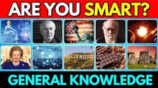 How Smart Are You?  | 50 Questions General Knowledge Quiz 