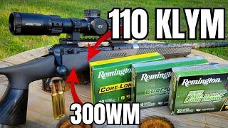 Savage 110 KLYM Ammo Test + ZeroTech New Optics