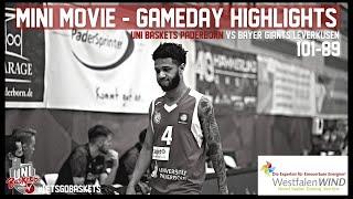 Gameday Highlights: Uni Baskets Paderborn vs. Bayer Giants Leverkusen 101-89