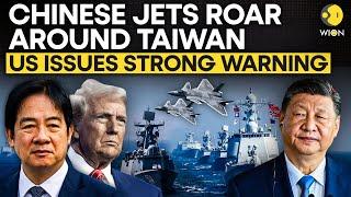 China Taiwan War LIVE: Chinese Jets Roar Around Taiwan, US Issues Strong Warning | WION LIVE