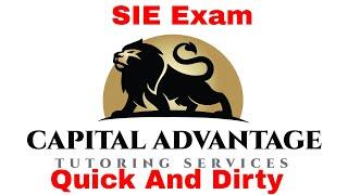 SIE Exam Tomorrow? Last-Minute Masterclass for passing the SIE Exam !