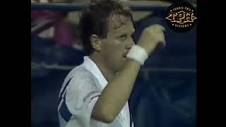 US Open 1985 First Round Woitek Fibak Vs Henri Leconte