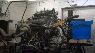 Mercedes Group C engine from a Sauber C9 & C11 on the dyno