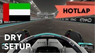 F1 22 ABU DHABI HOTLAP + SETUP - [1:24.042] - NO ASSISTS