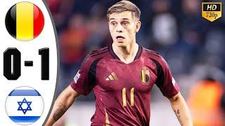 Belgium vs Israel 0-1 Highlights & All Goals 2024 HD