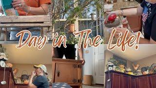 Day InThe Life: Styling My Thrift Haul, Tweaking Cabinet Decor, & Debating on Letting Go!  #decor