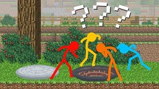 Stickman Underground! Animation vs Minecraft Ep1