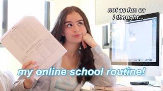 my online school routine during quarantine!