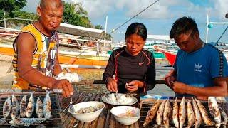 SWAK ANG UMAGAHAN SA MAINIT NA INIHAW AT MAANGHANG NA KINILAW