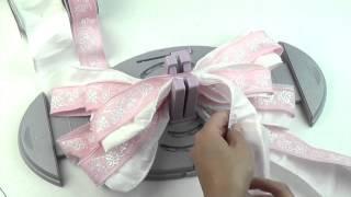 Bow Genius -  2 Layer Decor Bow Tutorial - DIY Bow Maker