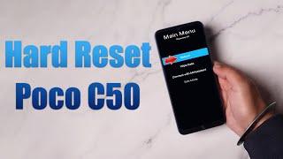 Hard Reset Poco C50 | Factory Reset Remove Pattern/Lock/Password (How to Guide)