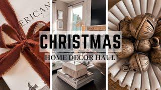 CHRISTMAS HOME DECOR HAUL || HOLIDAY || HOMEGOODS, MCGEE & CO. KIRKLANDS || 2024