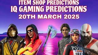 March 20th 2025 Fortnite Item Shop CONFIRMED|Fortnite Early Item Shop Prediction March 20th