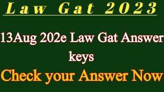 13 Aug Law Gat official Answer keys/Check your score Now/Law Gat 2023