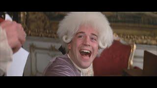 AMADEUS REMASTERED HD - MOZART INSULTS SALIERI - PLAYS HIS OWN PIECE BETTER THAN HE DID