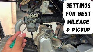 Carburettor Tuning / Mileage Setting सीखें आसानी से (Step By Step)