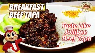 BEEF TAPA  KASING YUMMY NG JOLLIBEE BREAKFAST BEEF TAPA