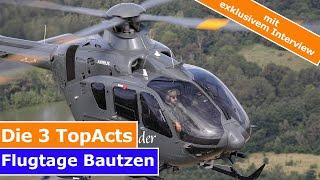 𝐃𝐢𝐞 𝟑 𝐓𝐨𝐩 Highlights der Flugtage Bautzen. Luftfahrt zum Anfassen