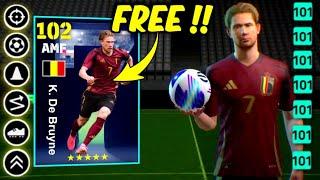 Free De Bruyne Best Training Guide  || efootball 2024 