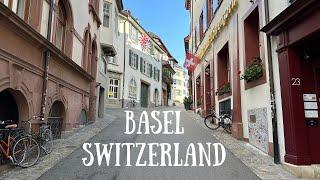 Basel in September | Swiss autumn | walking tour 4K