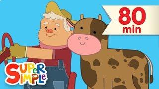 Old MacDonald Had A Farm + More | Kids Songs and Nursery Rhymes | Super Simple Songs