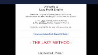"Lazy Profit Engine" Review | Lazy Profit Engine 3-min Review + Bonus