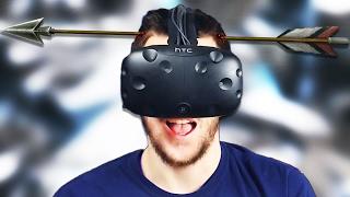 ARROW TO THE HEAD! - QuiVr Gameplay - QuiVr VR HTC Vive