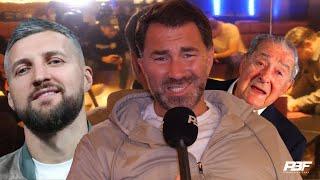 "RUBBISH! WHAT THE F*** WOULD HE KNOW?" EDDIE HEARN ON CARL FROCH INTERVIEW REQUEST, SLAMS BOB AURM