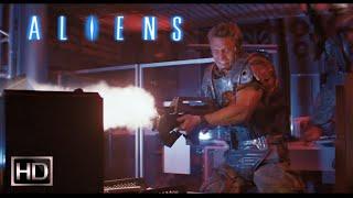 Чужие -  сражение с Чужими в комплексе--[Aliens-battle with alien in the complex]