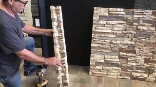 How to Install Fake Stone Corners DIY