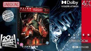 Alien Romulus 4k UltraHD Blu-ray steelbook Unboxing