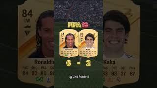 Ronaldinho vs Kaká FIFA evoltion (02-16) 2024#fifa23 #fut23 #fifa22 #fifa #shorts #skills #fyp#fypシ