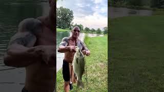 The Rock caught a HUGE FISH  (via The Rock/IG) #shorts