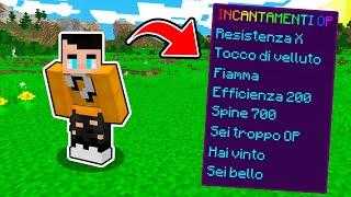 SE TI ACCOVACCI GLI INCANTAMENTI SONO OP SU MINECRAFT w/ @Nico.  !