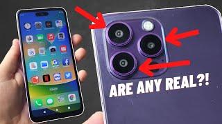 hilarious fake iPhone 14 Pro Max with sketchy features 