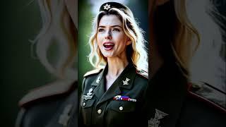 Proud Military Officer Singing "KATYUSHA" #militarywoman