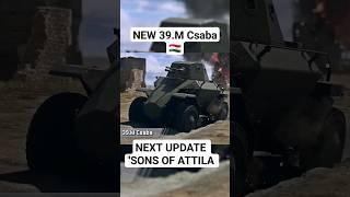 NEW 39.M Csaba  IN WAR THUNDER