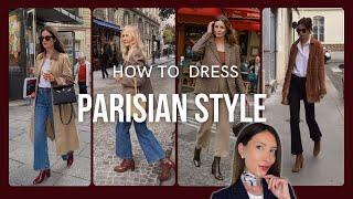 How to dress Parisian Style in the Fall- Fall fashion lookbook