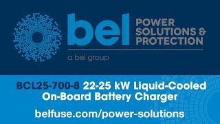 Bel Power Solutions BCL25-700-8 On-Board Battery Charger