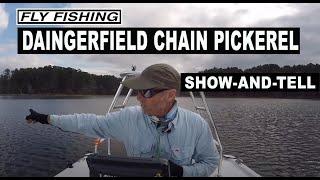 Chain Pickerel on Fly Lake Daingerfield East Texas Fly Fishing the Piney Woods Region